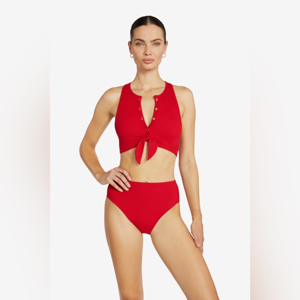ROBIN PICCONE AMY BIKINI SET, TOP SIZE LARGE, BOTTOM SIZE MEDIUM, $216